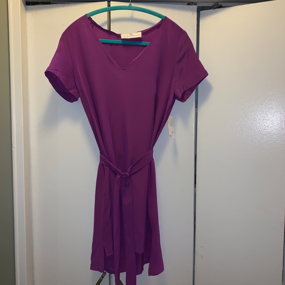 Amanda Uprichard Silk Shirt Dress NWT